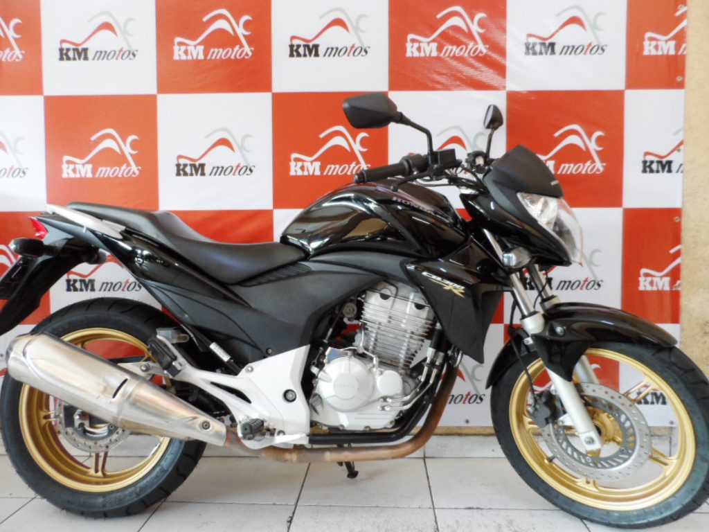 Honda Cb R Preta Km Motos Sua Loja De Motos Semi Novas