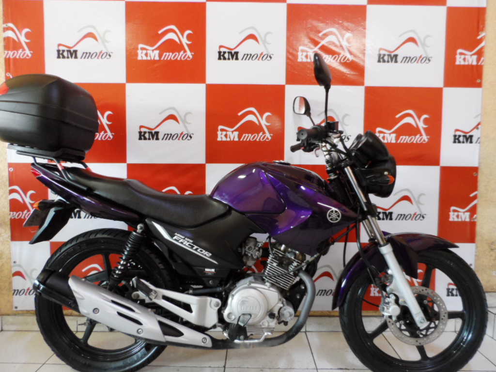 Yamaha Factor Ybr 125 Ed 2011 Roxa Km Motos Sua Loja