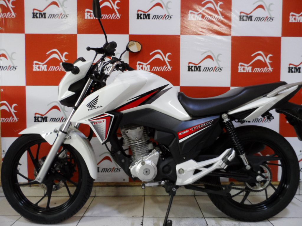 Kmmotos Cg Titan Ex Branca Km Motos Sua Loja De Motos Semi