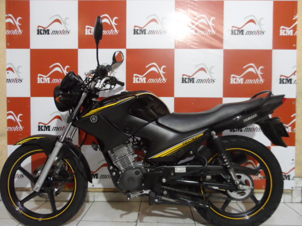 Yamaha Ybr Factor 125 Ed Preta 2014 KM Motos Sua Loja De Motos Semi