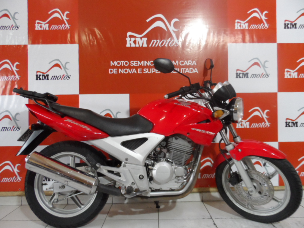 Honda Cbx 250 Twister Vermelha 2005 Km Motos Sua Loja De Motos Semi