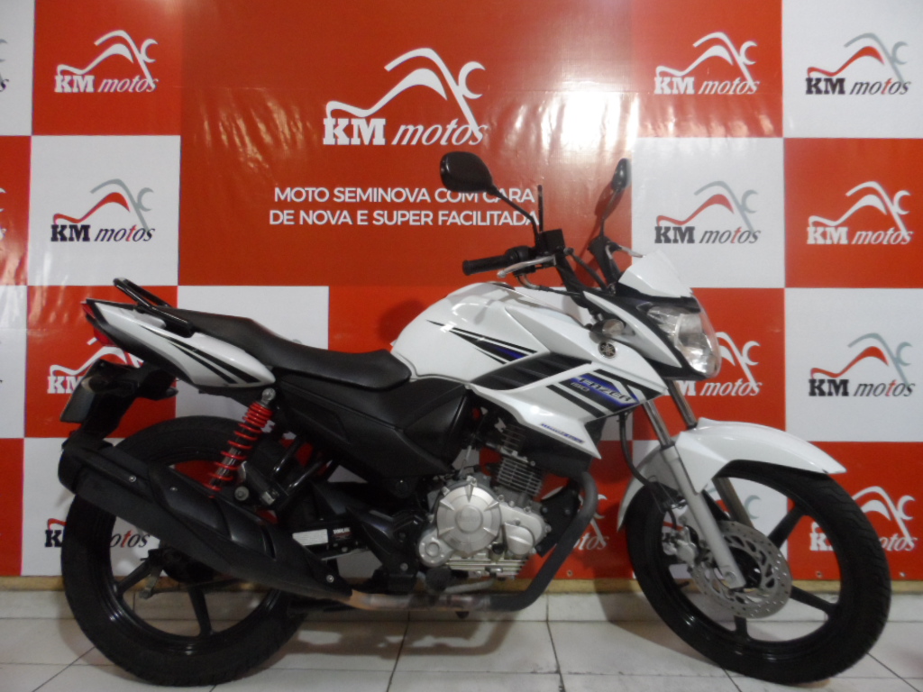 Yamaha Fazer Ys 150 SED Branca 2015 KM Motos Sua Loja De Motos