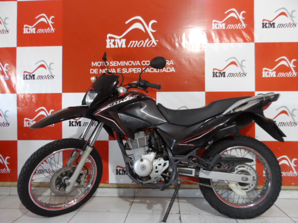 Honda Nxr Bros Esd Preta Km Motos Sua Loja De Motos Semi Novas