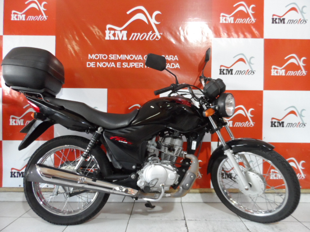 Honda Cg ES Preta KM Motos Sua Loja De Motos Semi Novas