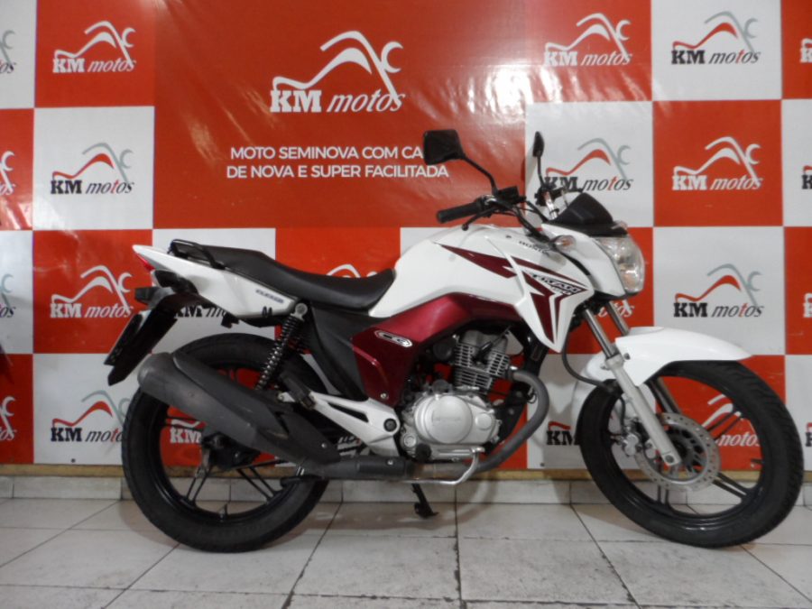 Km Motos Titan 150 Ex 2014 Branca 1 Km Motos Sua Loja De Motos Semi Novas 1883