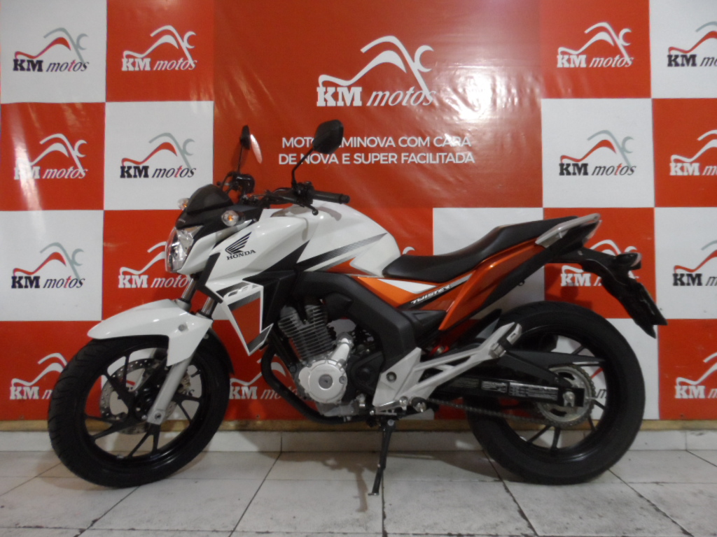 Honda Cb F Twister Branca Km Motos Sua Loja De Motos Seminovas