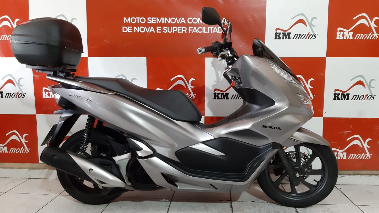 Honda Pcx 150 2019 Prata Km Motos Sua Loja De Motos Semi Novas 0433