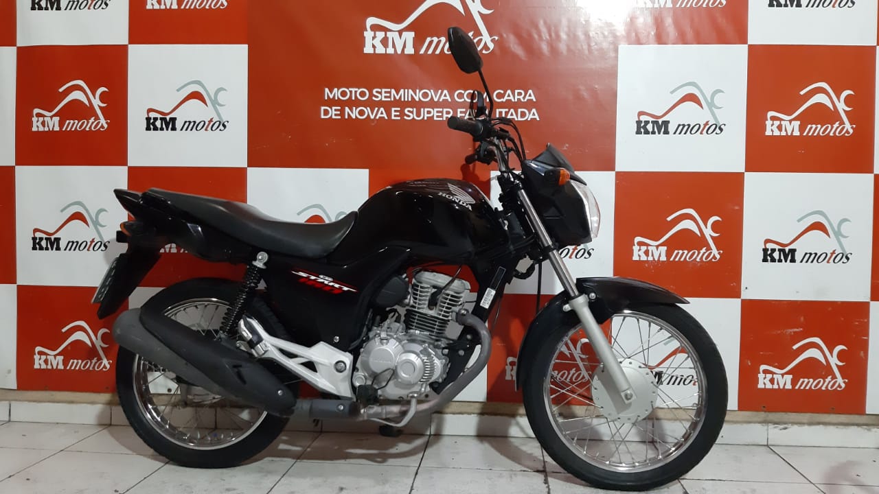 Honda 160 Start 2017 Preta Km Motos Sua Loja De Motos Semi Novas 5821