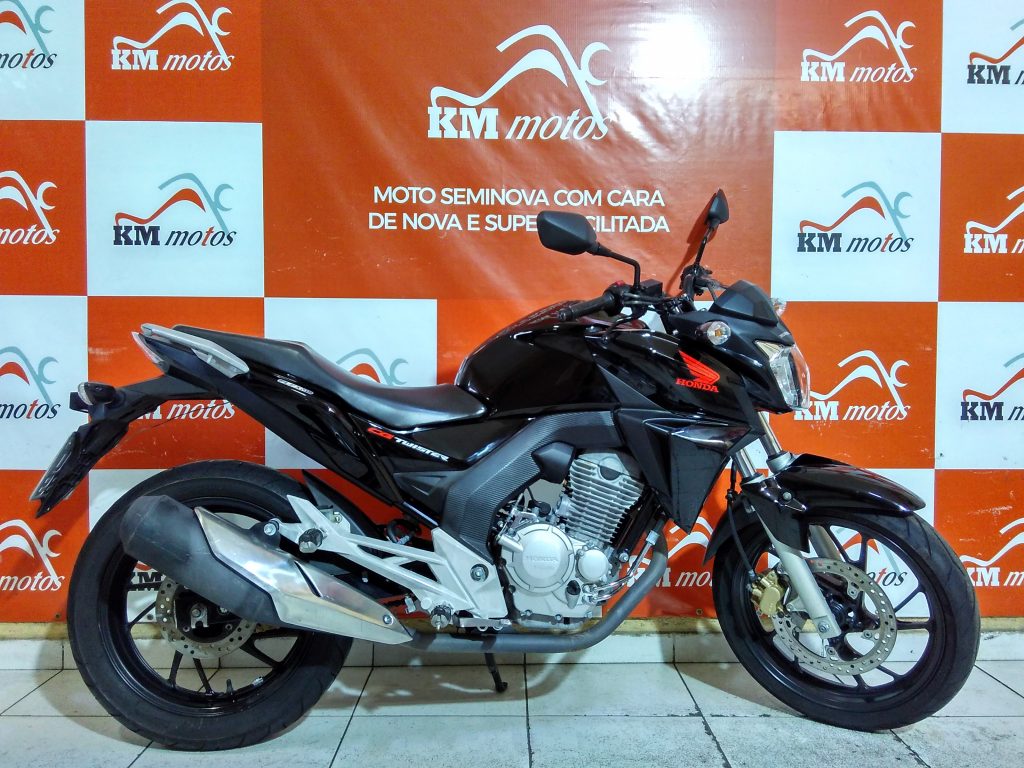 Kmmotos Cb 250 Twister Preta 2016 1 Km Motos Sua Loja De Motos Semi