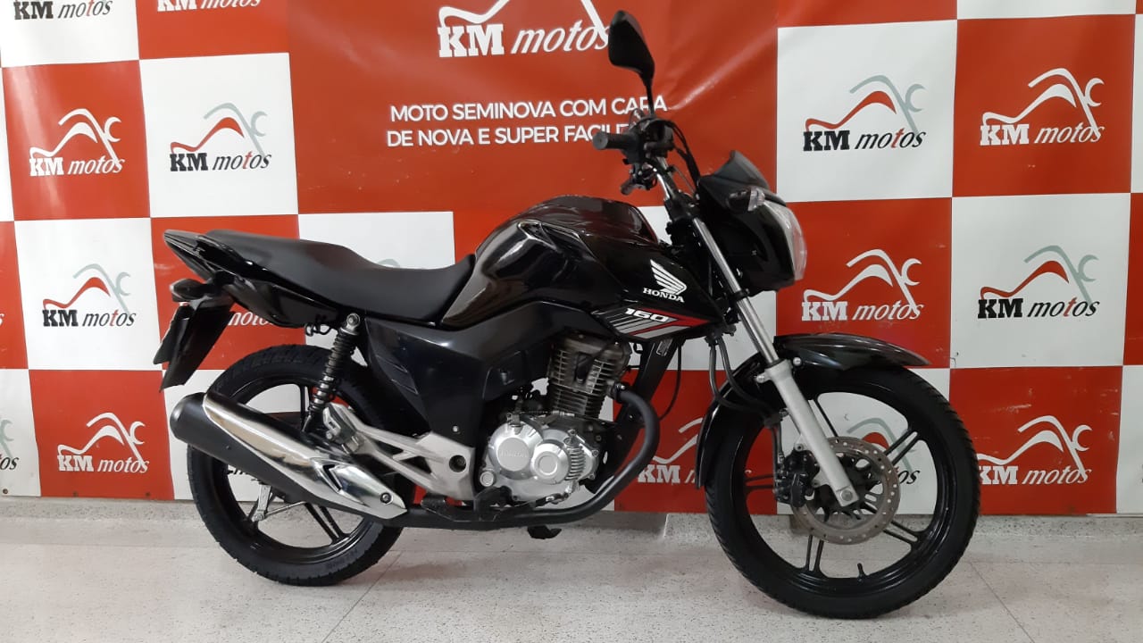 Honda 160 Fan 2018 Preta Km Motos Sua Loja De Motos Semi Novas 5016