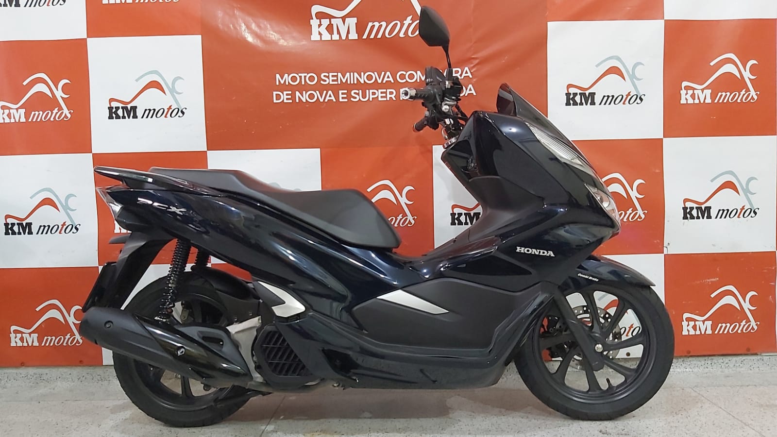 Honda Pcx 150 2019 Azul Km Motos Sua Loja De Motos Semi Novas 3473