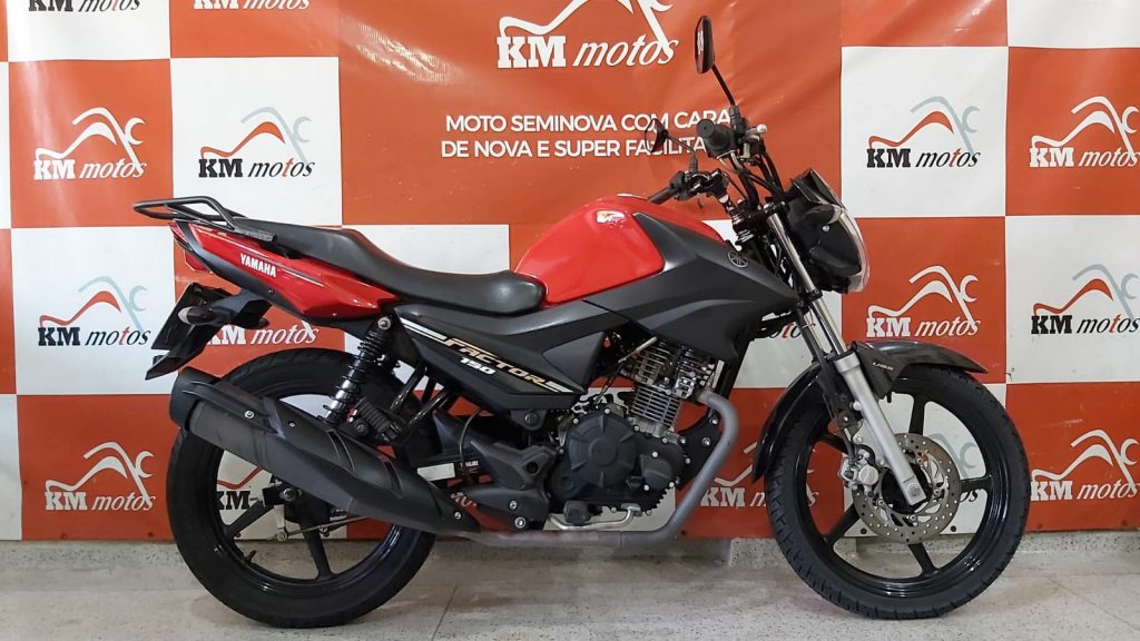 Yamaha YBR 150 Factor ED Blueflex 2020 Vermelha KM Motos Sua Loja