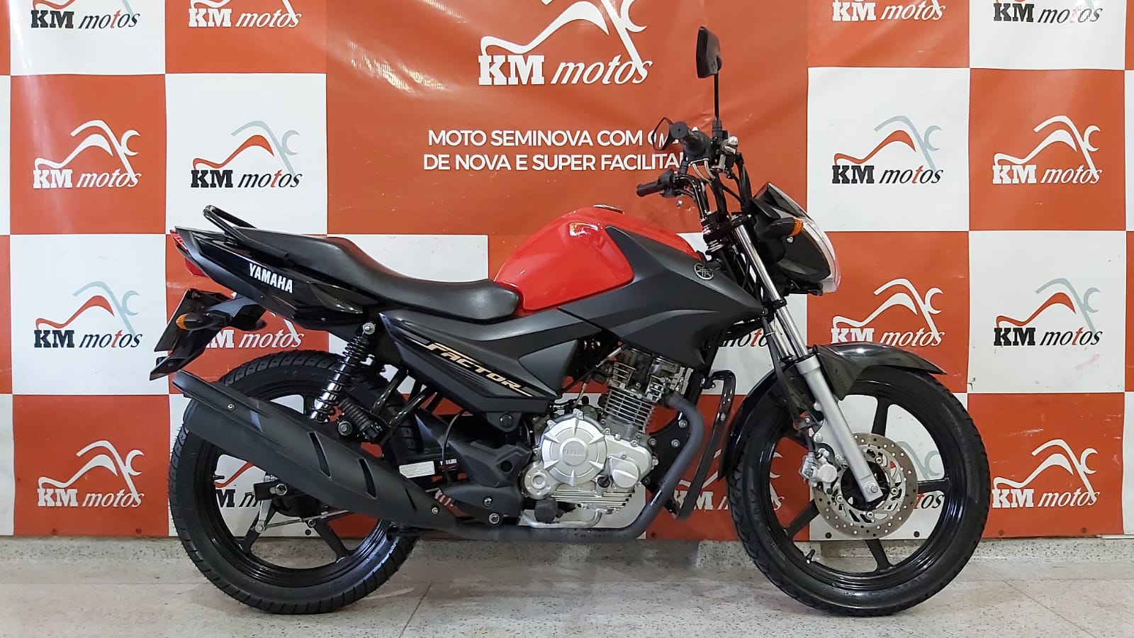 Yamaha Ybr I Factor Ed Blueflex Ubs Vermelha Km Motos Sua