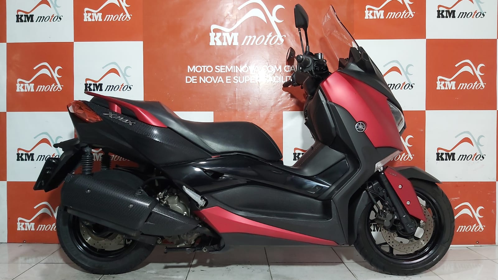 Yamaha Xmax Abs Vermelha Km Motos Sua Loja De Motos Semi Novas