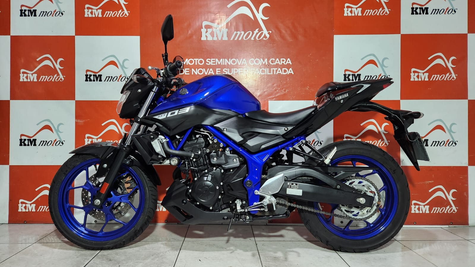 Yamaha Mt 03 Abs 2020 Azul Km Motos Sua Loja De Motos Semi Novas