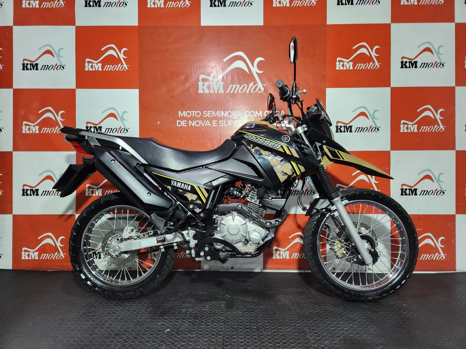 Yamaha Xtz Crosser Z Abs Bege Km Motos Sua Loja De Motos