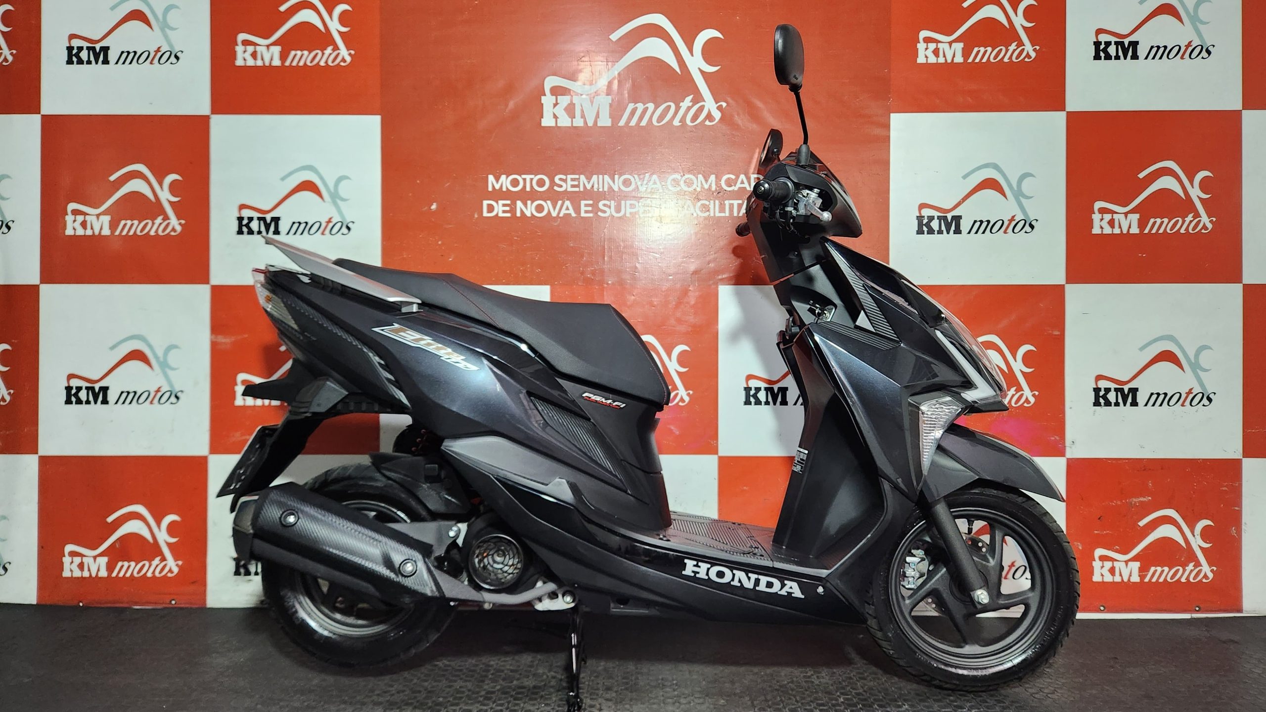 Honda Elite I Cbs Cinza Km Motos Sua Loja De Motos Seminovas