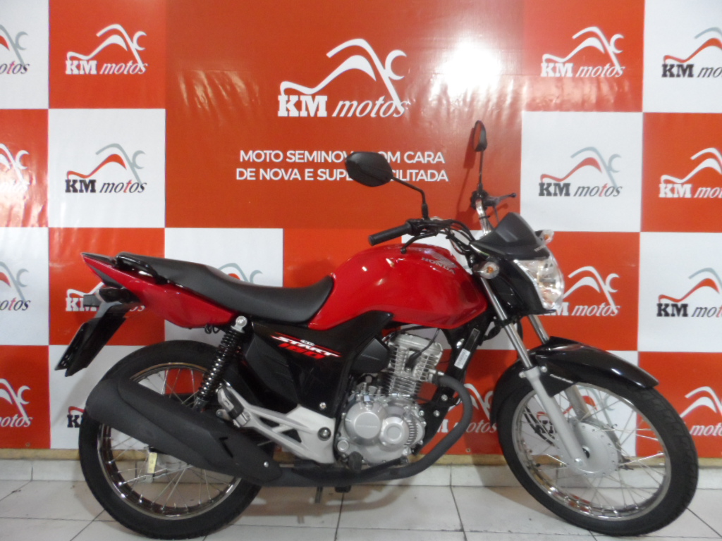 Honda Cg Start 160 Vermelha 2018 Km Motos Sua Loja De Motos Seminovas 5392