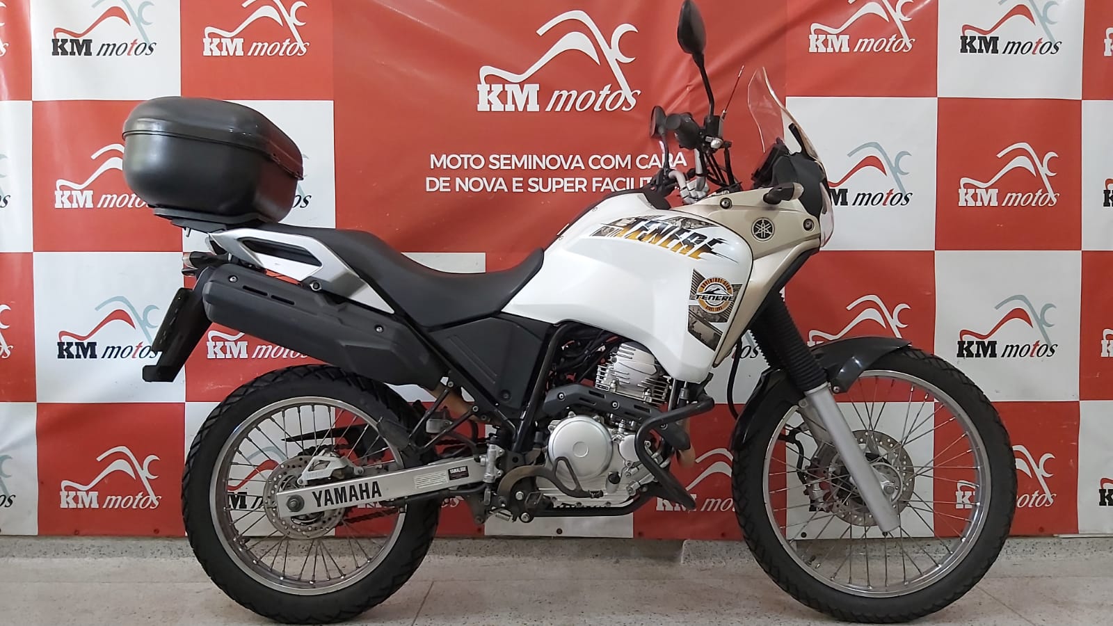 Yamaha Xtz 250 Tenere Blueflex 2016 Branca Km Motos Sua Loja De Motos Seminovas