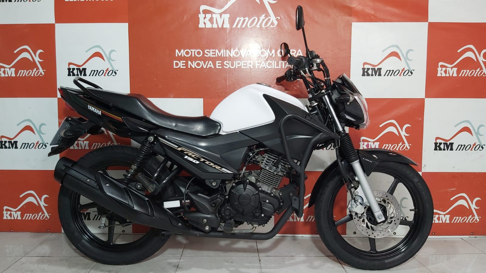 Yamaha YBR 150 Factor ED BlueFlex UBS 2020 Branca | KM Motos | Sua Loja ...