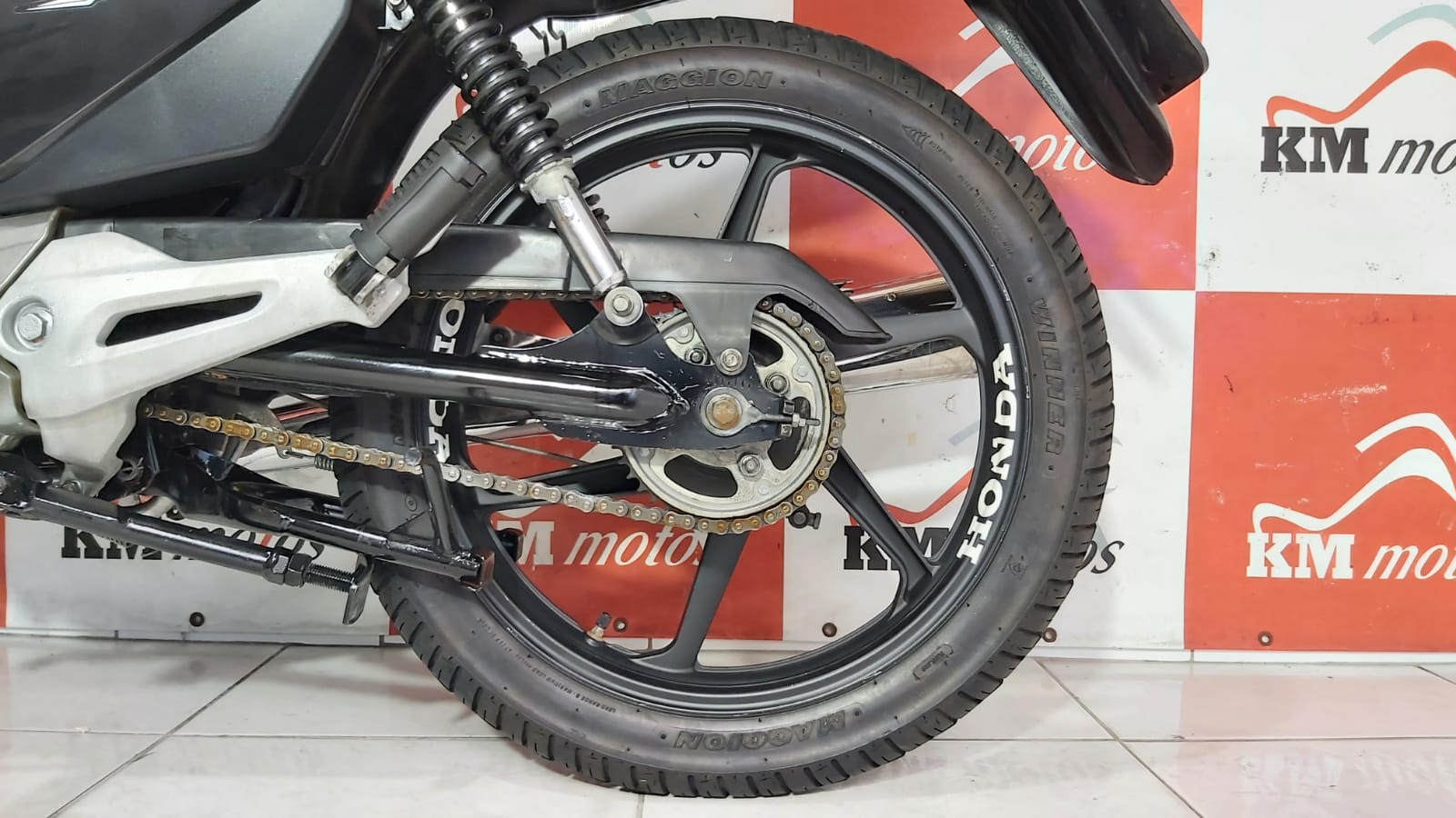 Honda CG 150 Fan ESI 2013 Preta, KM Motos