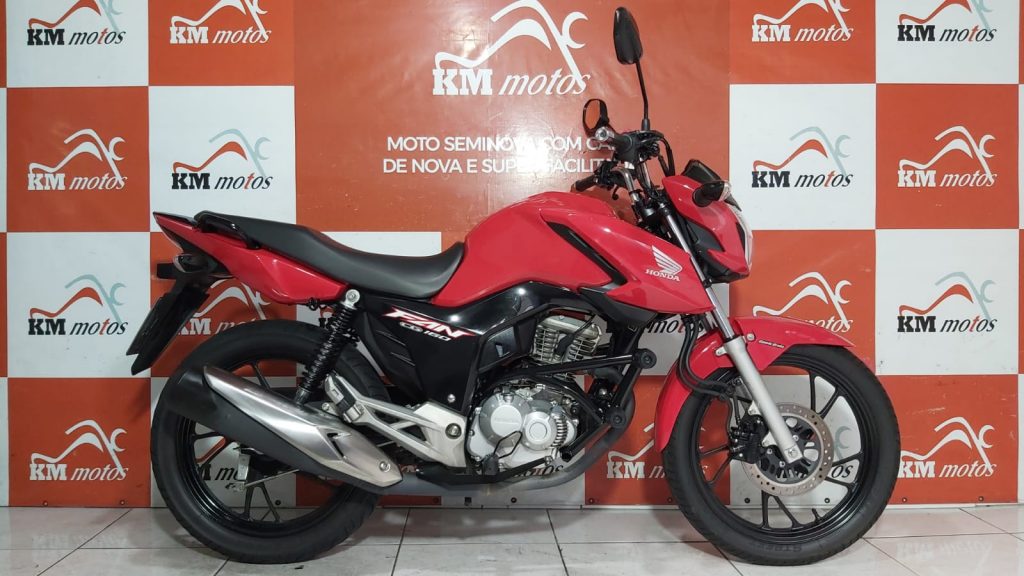 Honda Cg 160 Fan Cbs 2022 Vermelha Km Motos Sua Loja De Motos Seminovas 2471